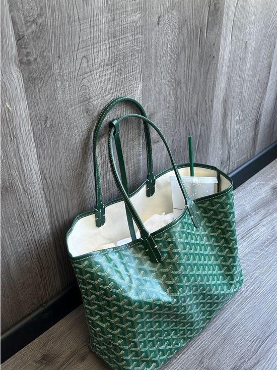 Handbags - Medium Green Goyard Tote